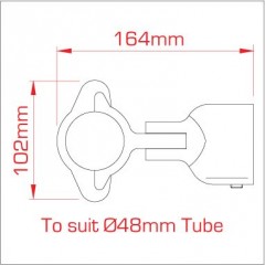 DOUGHTY  Trubková spojka - modulární otočný loketní kloub