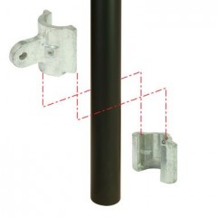 DOUGHTY  Trubková spojka - modulární otočný loketní kloub - část tzv. samec