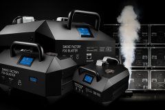 SMOKE FACTORY  FOG BLASER CO₂ efekt bez CO₂. Chytrá mlha pro moderní show.