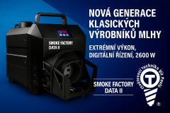 SMOKE FACTORY  DATA II Nová generace klasických výrobníků mlhy.