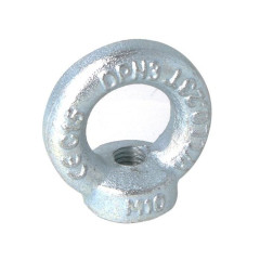 DOUGHTY  DOUGHTY T42200 – kruhová matice M10 / WLL 230 kg, stříbrná