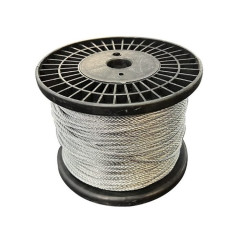 DOUGHTY  DOUGHTY T40600 – pozinkované ocelové lano 8 mm × 100 m